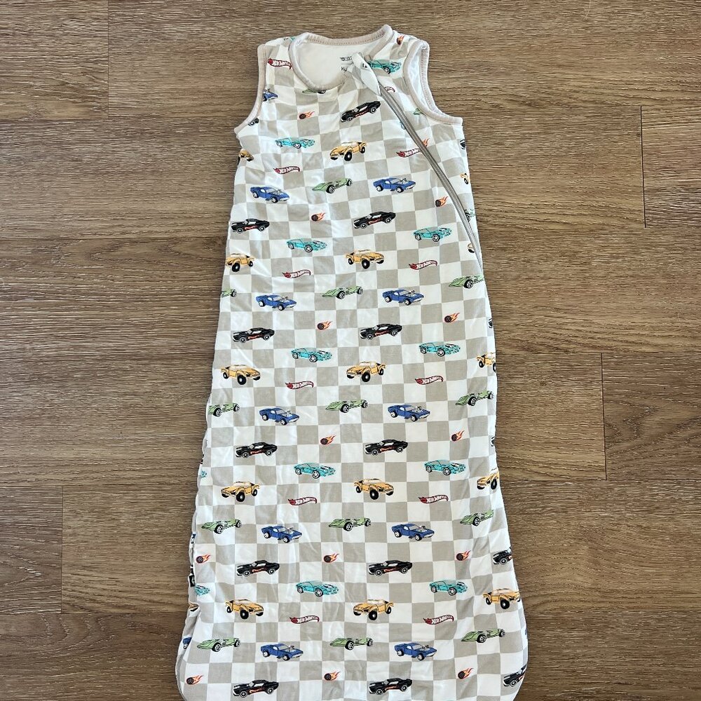 Kyte Baby 1.0 Tog Sleep Bag in Fast and Fierce Hotwheels Print